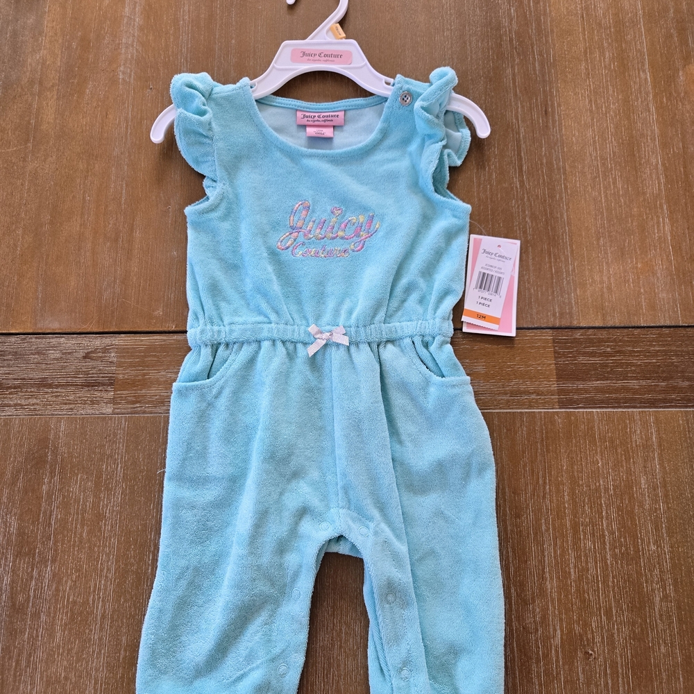Juicy Couture Baby Blue Romper